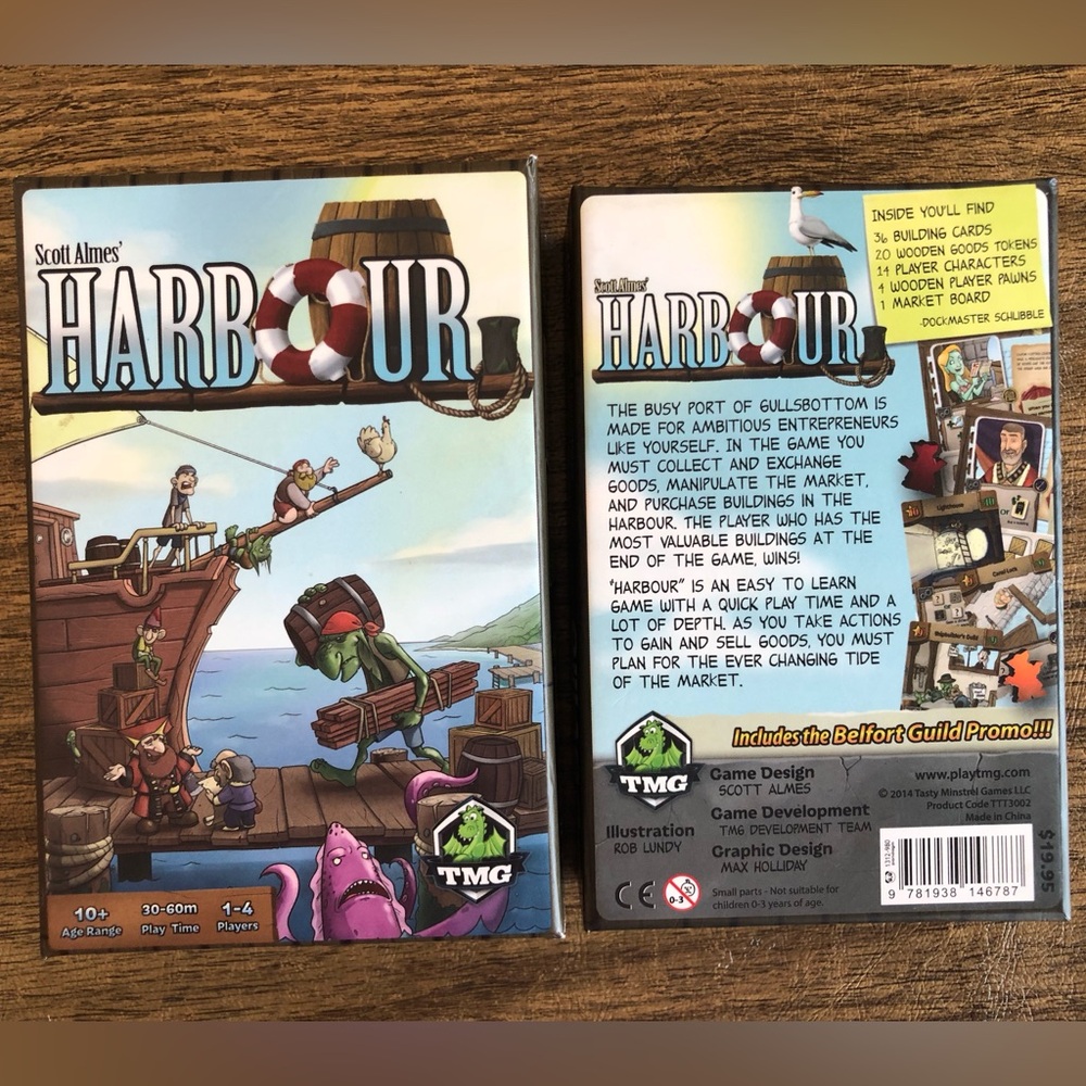 Harbour Board Game by Scott Almes - TMG